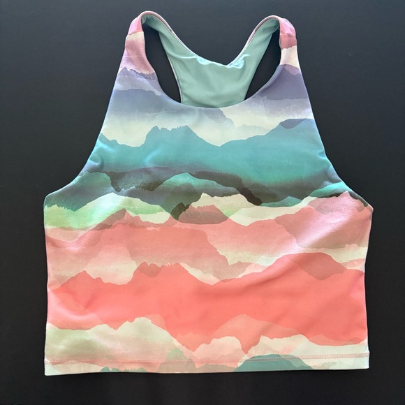 DSG Other - DSG Girl's Sports Tank Top, Multicolor Mountain Print XL (16) Activewear Top